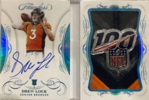 Rookie Booklet Auto Shield Drew Lock