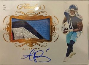 Rookie Patch Auto AJ Brown