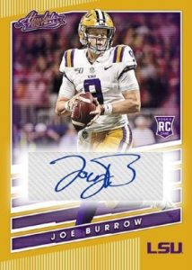 Absolute Rookies Signatures Gold Joe Burrow