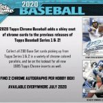 2020 Topps Chrome Baseball