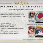 2020 Topps Five Star Baseball