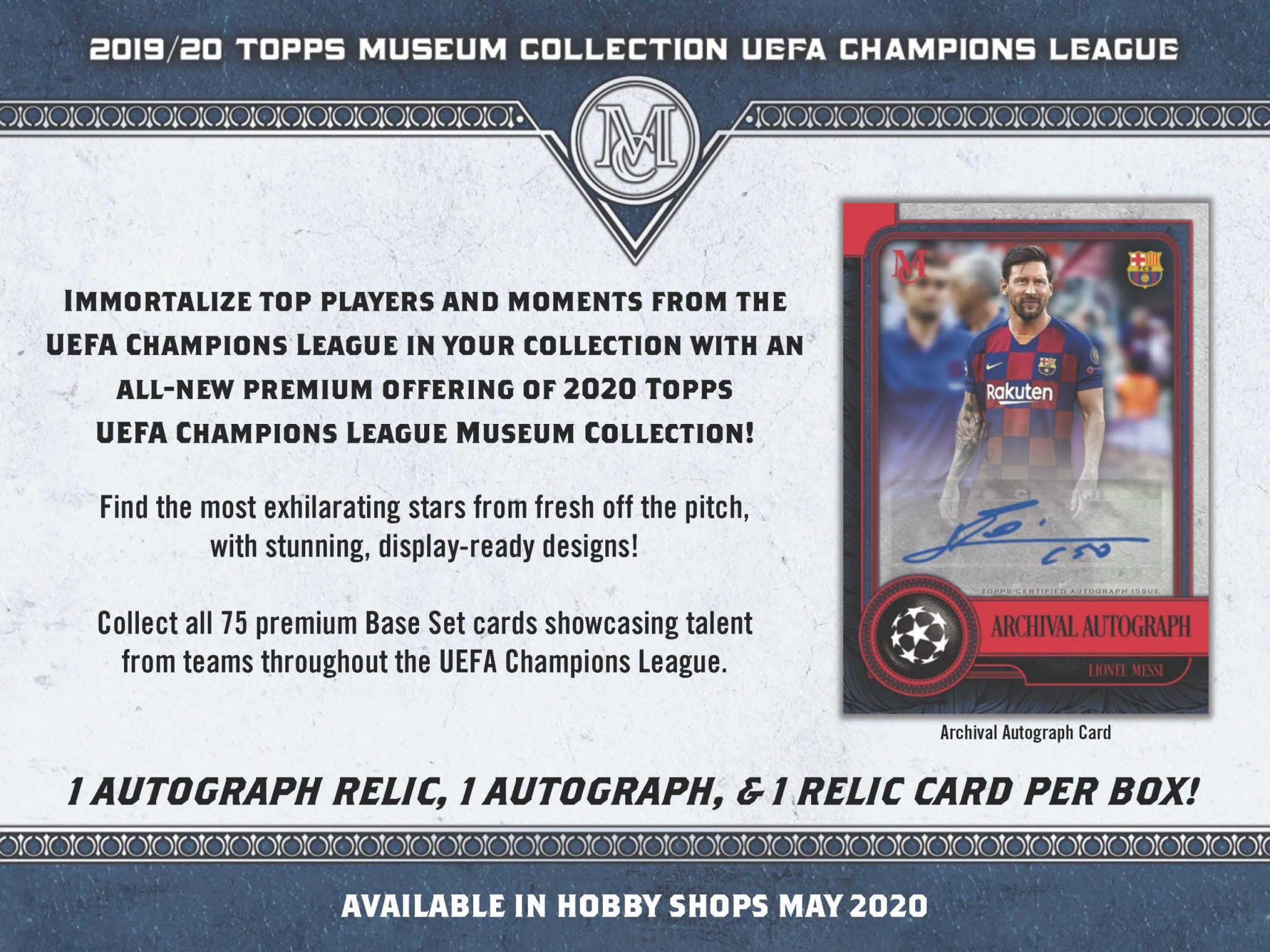 2019 20 Topps Museum Collection Uefa Champions League Soccer Card