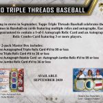 2020 Topps Triple Threads Baseball