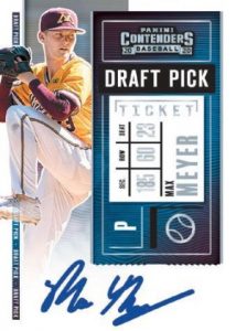 Draft Pick Ticket Auto Max Meyer MOCK UP