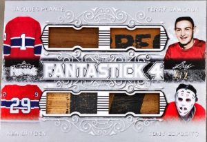 Fantastick 4 Relics Silver Jacques Plante, Ken Dyden, Terry Sawchuk, Tony Esposito