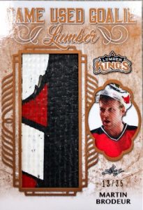 Game Used Goalie Lumber Martin Brodeur