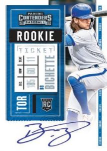 Rookie Ticket Auto Bo Bichette MOCK UP