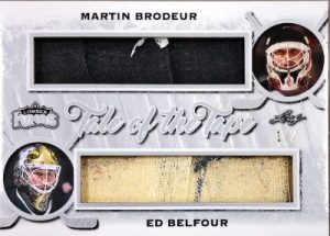 Tale of the Tape Relics Silver Martin Brodeur, Ed Belfour