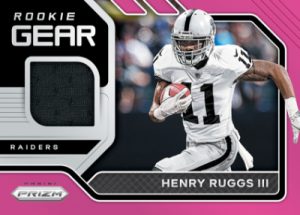 Rookie Gear Relics Pink Henry Ruggs III MOCK UP