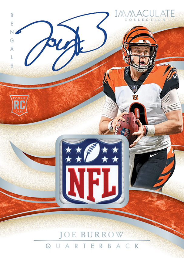 2020 Playoff National Treasures Football - BC Crossover Rookie Patch  Autographs NFL Shield #1 - Joe Burrow [1/1]