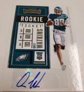 Rookie Ticket Auto Quez Watkins