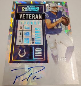 Veteran Ticket Auto Cracked Ice Philip Rivers