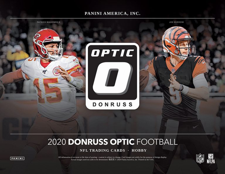 2020 Donruss Optic Football Football Card Checklist