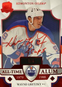 All-Time Alumni Red Foil Auto Wayne Gretzky