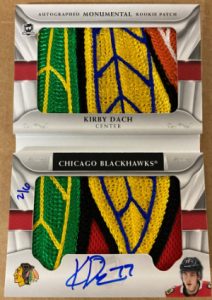 Auto Monumental Rookie Patch Booklet Kirby Dach