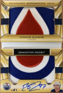 Auto Monumental Patch Booklet Connor McDavid