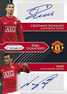 Dual Signatures Black Prizms Cristiano Ronaldo, Nani MOCK UP