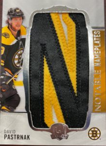 Notable Nameplates Patch Letter David Patrnak