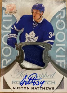 Rookie Tribute 2015-16 Auto Patch Auston Matthews