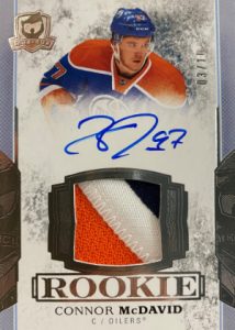 Rookie Tribute 2017-18 Auto Patch Connor McDavid