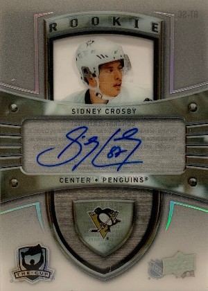 Rookie Tribute Auto - 2005-06 The Cup Rookies Sidney Crosby