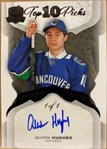 Top 10 Picks Auto Quinn Hughes