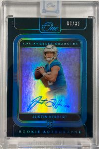 Rookie Auto Blue Justin Herbert