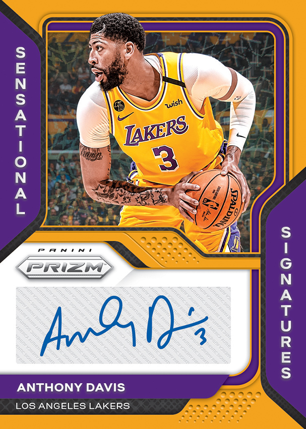 Sensational Signatures Gold Anthony Davis MOCK UP