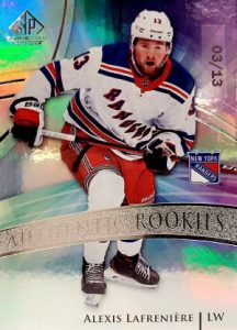 Base Authentic Rookies Alexis Lafreniere