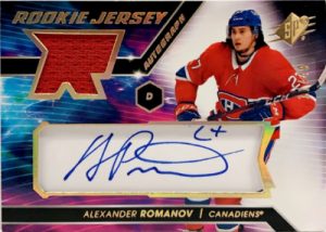 Rookie Jersey Auto Gold Spectrum Alexander Romanov