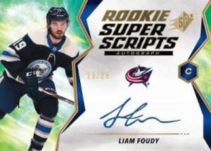 Rookie Super Scripts Liam Foudy MOCK UP