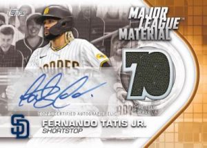 Major League Material Autograph Relic Fernando Tatis Jr MOCK UP