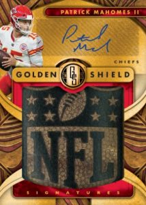 Golden Shield Signatures Patrick Mahomes II MOCK UP