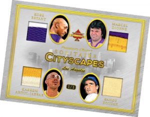 Quad Cityscapes Kobe Bryant, Marcel Dionne, Kareem Abdul-Jabbar, Sandy Loufax MOCK UP