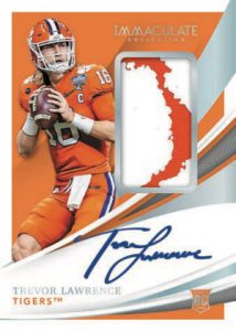 Rookie Patch Auto Trevor Lawrence MOCK UP