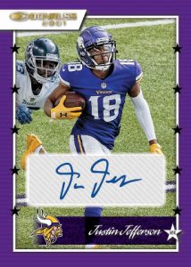 Retro 2001 Autographs Justin Jefferson MOCK UP