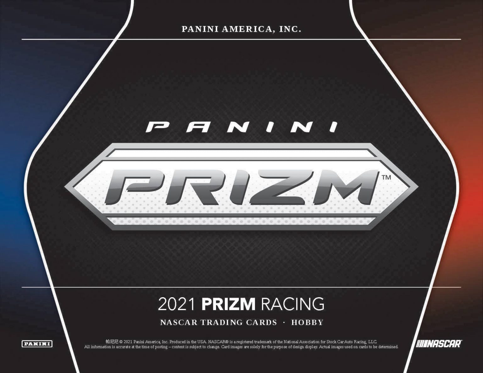 2021 Panini Prizm Racing NASCAR Card Checklist