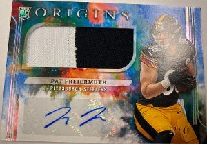 Rookie Jumbo Jersey Auto Blue Pat Freiermuth