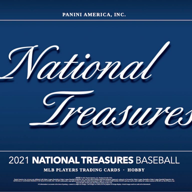 2021 Panini National Treasures Baseball Card Checklist