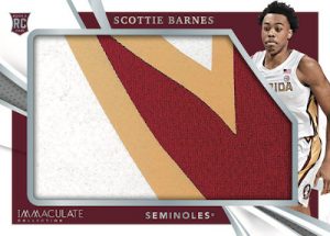 Immaculate Rookie Jumbo Patch Scottie Barnes MOCK UP