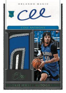 Rookie Jersey Auto Cole Anthony MOCK UP