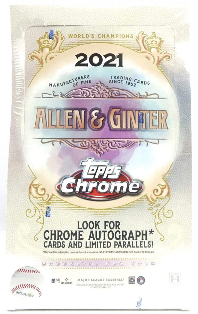 2021 Topps Allen & Ginter Chrome Baseball Card Checklist