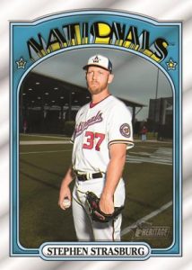 Base Chrome Stephen Strasburg MOCK UP