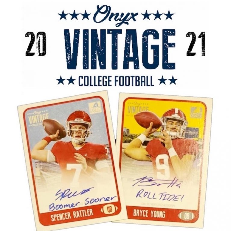 2021 Onyx Vintage College Football Football Card Checklist