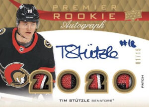 2020 Premier Rookie Auto Patch Tim Stutzle MOCK UP