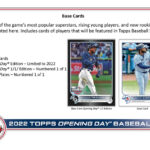 2022 Topps Opening Day Baseball