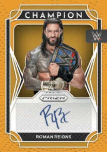 Champion Signatures Prizms Gold Roman Reigns MOCK UP