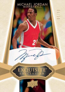 Exquisite Collection Gold Spectrum Auto Michael Jordan MOCK UP