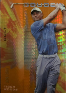 Goudey Platinum Orange Prism Tiger Woods