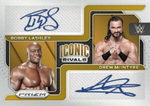 Iconic Rivals Dual Auto Bobby Lashley, Drew Macintyre MOCK UP